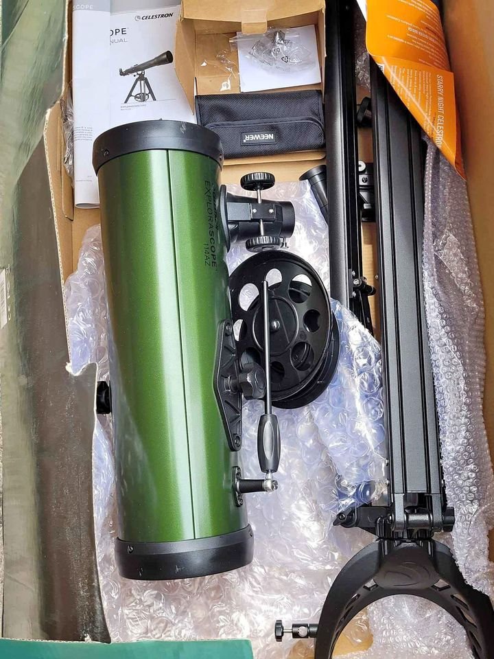 Celestron Explorascope 114az telescope inc tripod