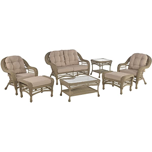 W Unlimited Saturn Collection Outdoor Garden Patio Chair Light Brown 1 Chair