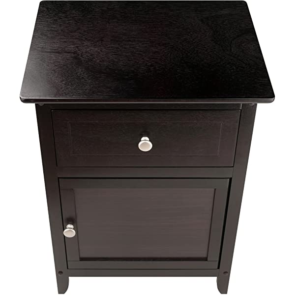 Winsome Eugene Accent Table, 18.9 inches, Espresso