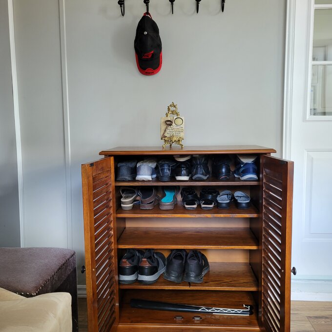 【Furniture】Polton 15 Pair Shoe Storage Cabinet