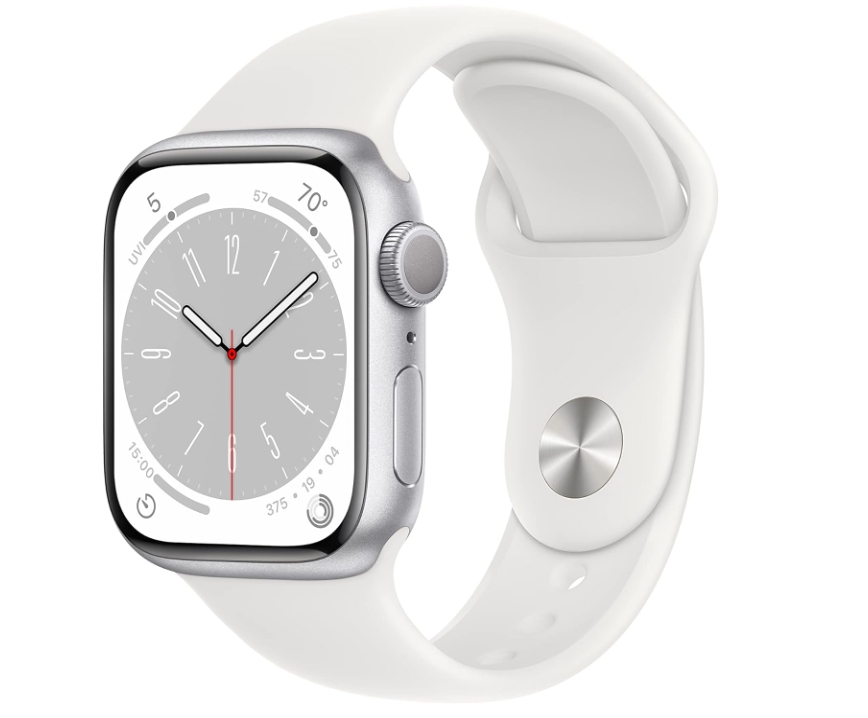 Apple Watch Series 8 [GPS 41mm] Smart Watch w Midnight Aluminum Case with Midnight Sport Band