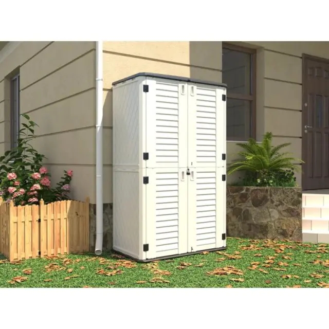 5 ft. W x 2 ft. D Resin Vertical Tool Shed