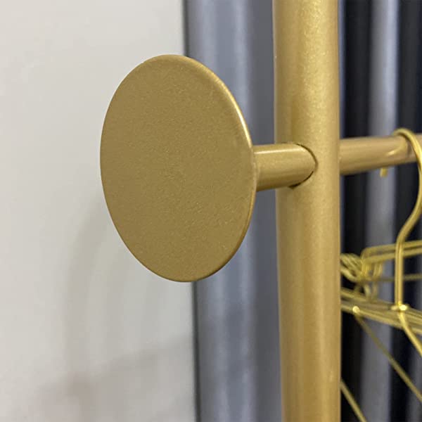 MEYTNA Modern and Simple Coat Racks Shaped Like n, Marble Base Metal Bracket, for Entryway Hallway Office or BedroomHome Coat Hanger Stand, Coat Hanger Hat Hanger, Scarf Hanger, Jacket Hanger Golden