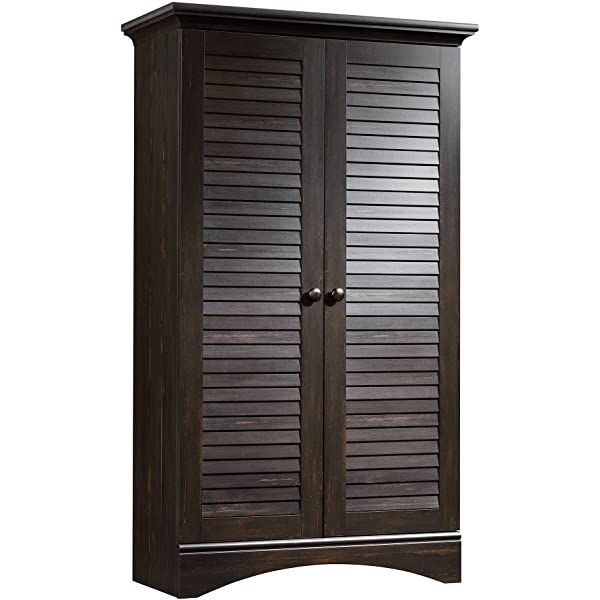 Sauder Harbor View Storage Cabinet, Antiqued Paint finish