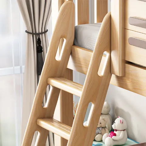 【Furniture】Solid wood children bunk bed