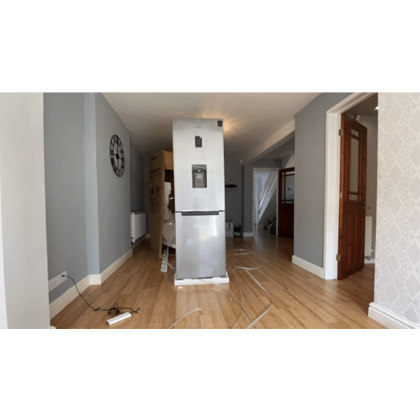 Refrigerator Freezer (Freestanding, Graphite, Metal, Upright, LED, Glass, 308L) - A+