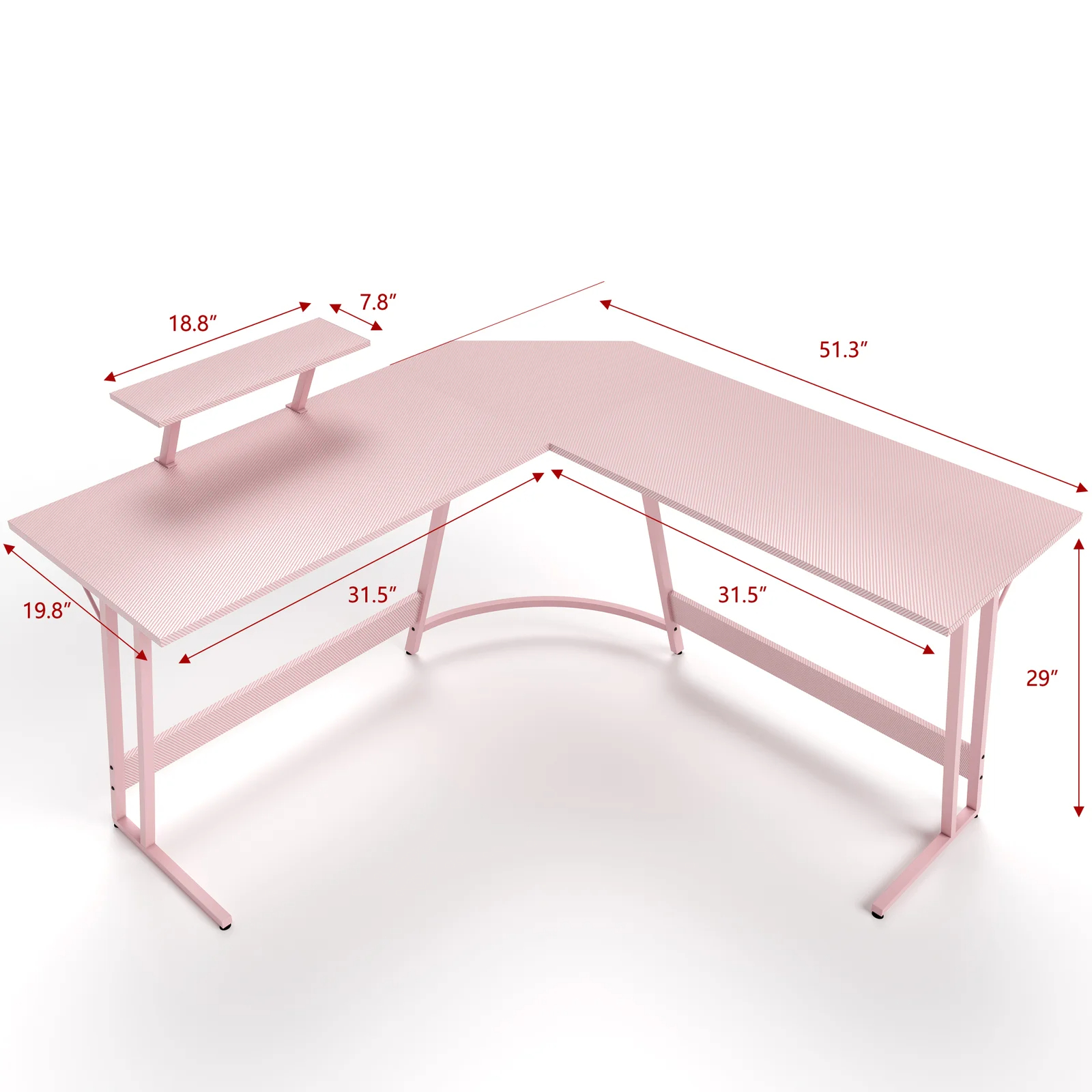 Sherri L- Shaped Gaming Desk