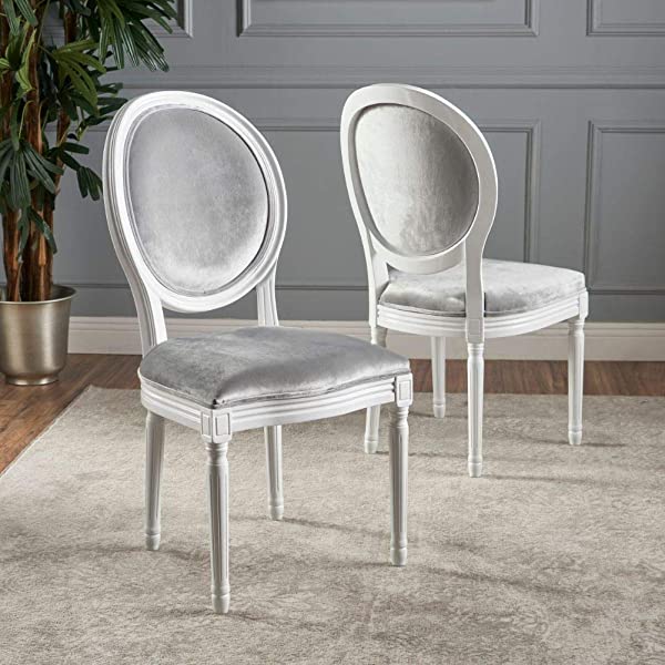 Christopher Knight Home Phinnaeus Beige Fabric Dining Chair (Set of 2), 2-Pcs Set Beige 2-Pcs Set