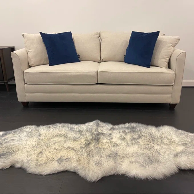 【Furniture】Lourenco 77'' Upholstered Sleeper Sofa