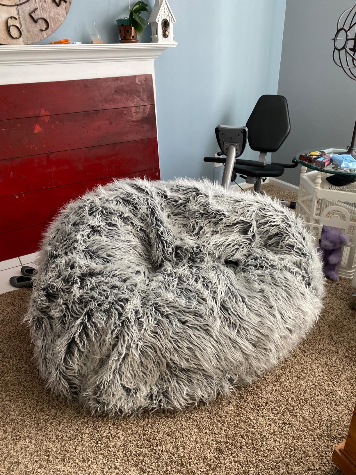 【Furniture】Lycus Faux Fur Bean Bag Chair