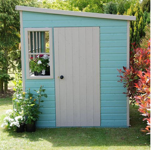 10′ x 10′ Sun Pent Wooden Garden Potting Shed
