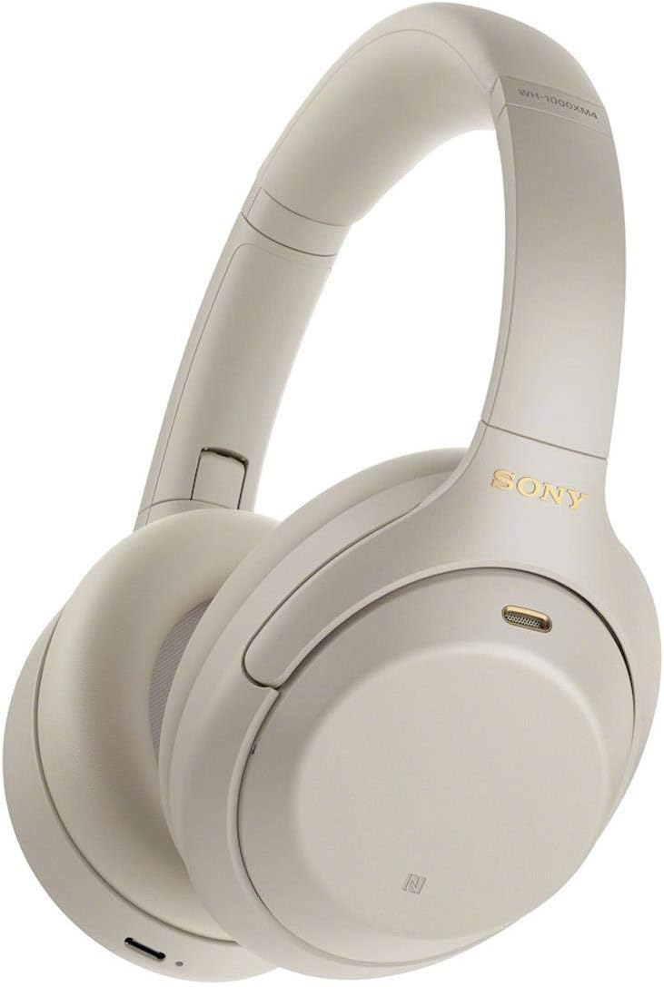 Sony WH-1000XM4 Noise Cancelling Wireless Headphones - 30 hours battery life - Over Ear style - Optimised for Alexa and the Google Assistant - with built-in mic for phone calls