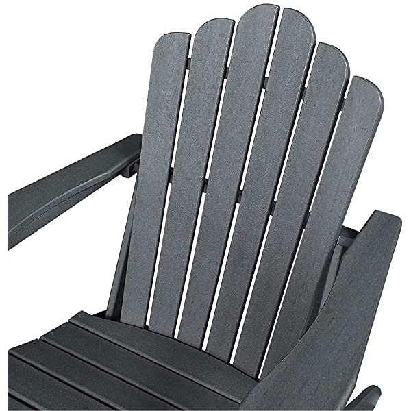 Ehomeline Classic Outdoor Adirondack Chairs with Connecting Plate Set of 3 for Garden Porch Patio Deck Backyard, Weather Resistant Accent Furniture, Blue