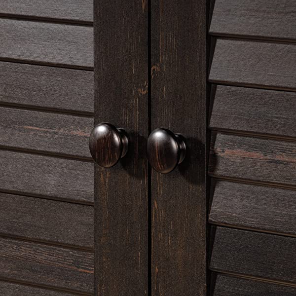 Sauder Harbor View Storage Cabinet, Antiqued Paint finish