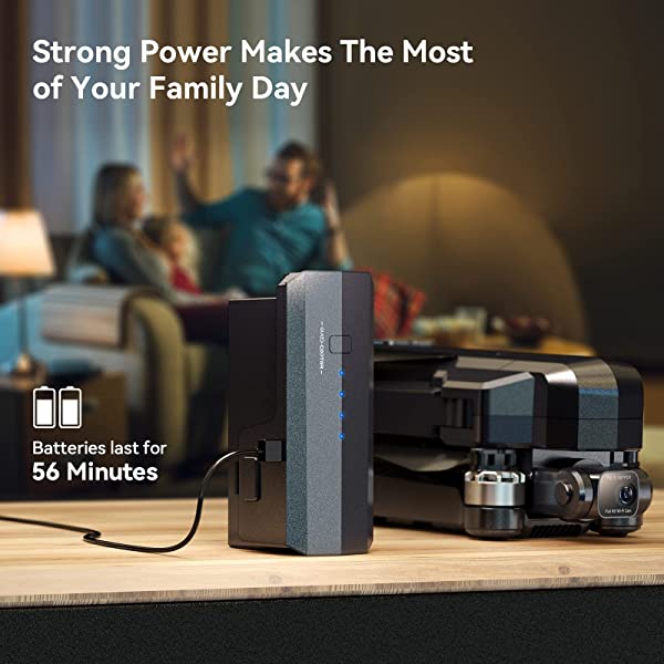 Ruko F11GIM Drones with Camera for Adults, 2-Axis Gimbal 4K EIS Camera, 2 Batteries 56Mins Flight Time,Brushless Motor, 5GHz FPV Transmission, GPS Auto Return Home, 5times Zoom No Fisheye